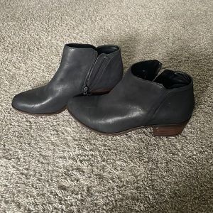 Black ankle boots